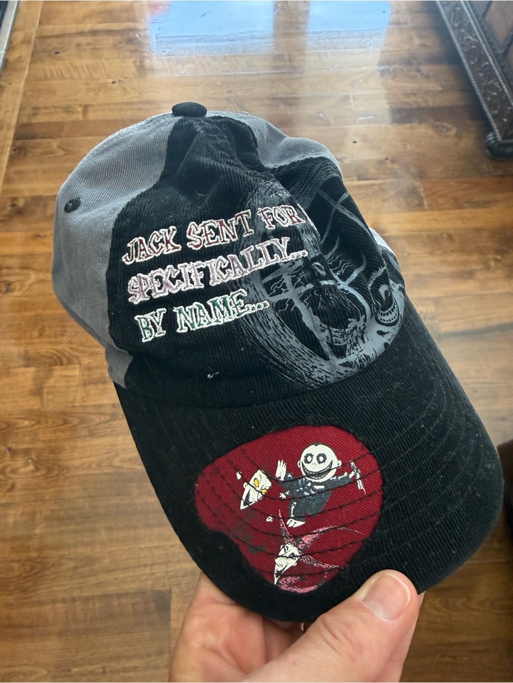 Hat retired Disneyland brand Jack Skellington adjustable